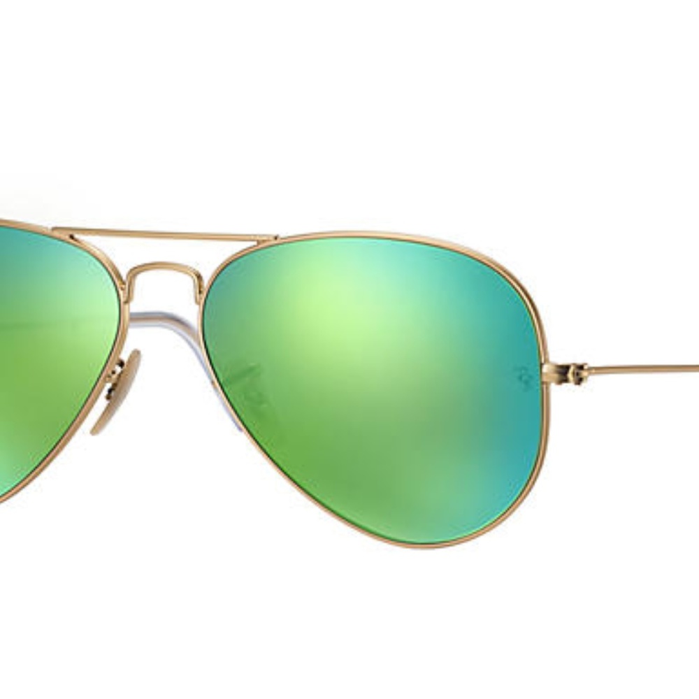 Ray-Ban Aviator Green Flash Sunglasses